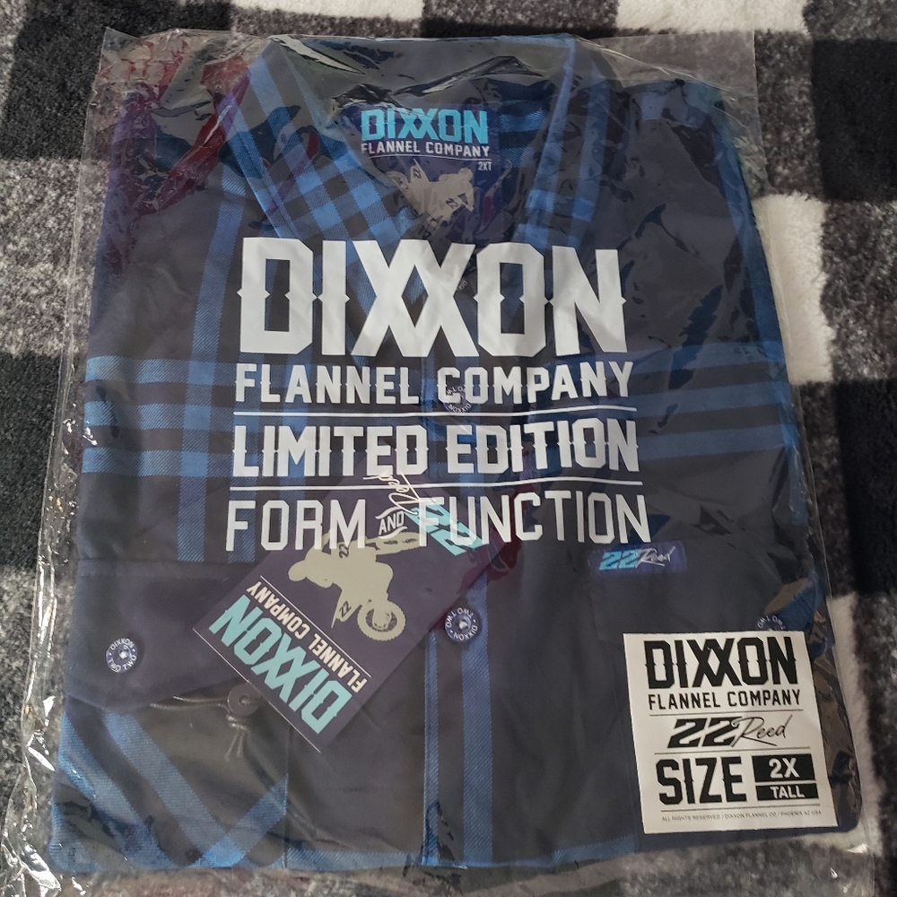 Dixxon flannel .Chris Reed.#22.